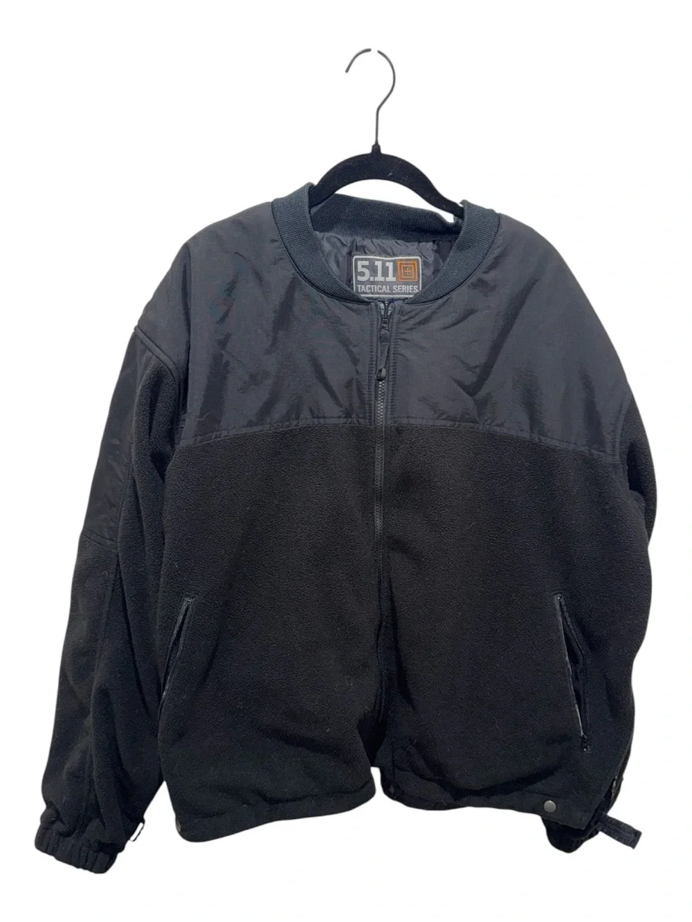 5.11 Tactical Black Full Zip Fleece Soft Shell Jacket Men’s 2XL Outdoor